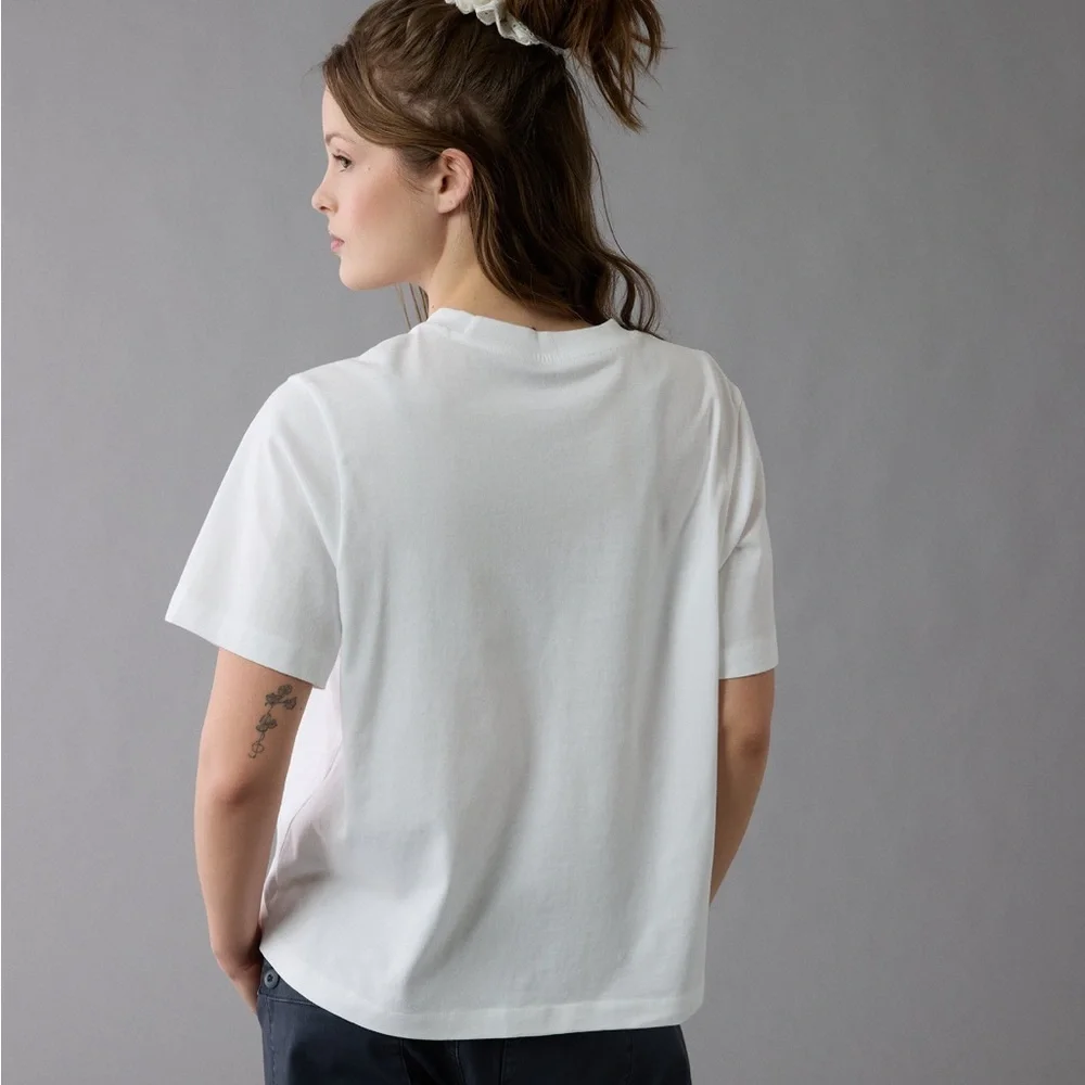 NWOT Bundle of Three (3) AE Luxe Relaxed Fit Tees, XL - Picture 5 of 11